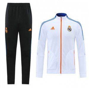 Kit treinamento Real Madrid 2021 2022 Adidas oficial Branco e preto